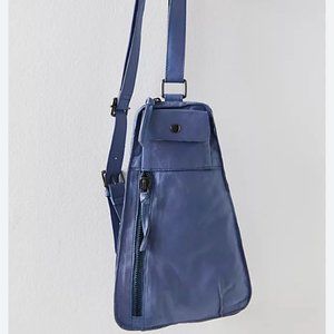 Free People Blue Crossbody Bag